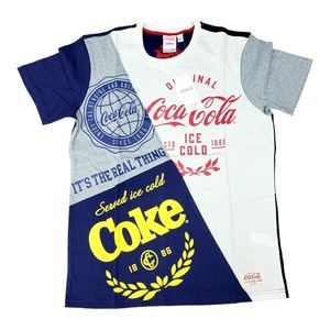 Staple Pigeon by coca cola t shirt multicolor / short sleeve / graphic logo tee